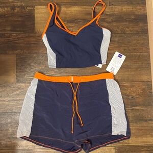 Swim top and shorts